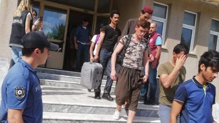Tekirdağda 40 kaçak göçmen yakalandı