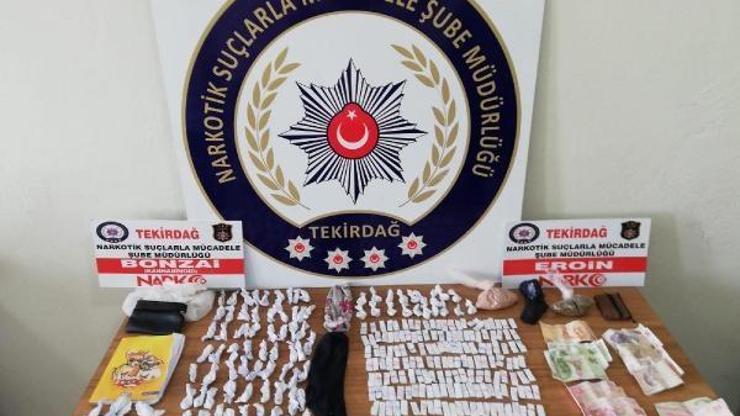 Tekirdağda uyuşturucu operasyonu: 13 gözaltı