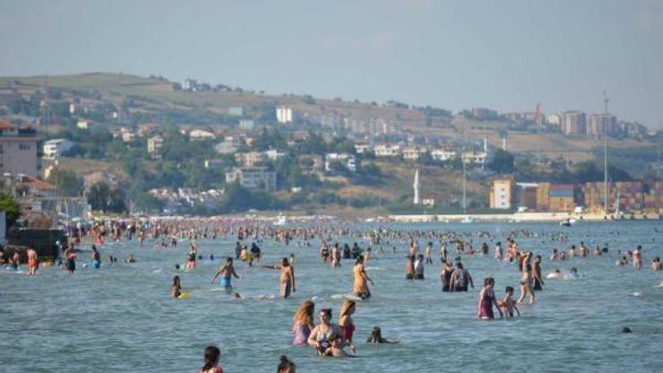 Tekirdağ plajları doldu
