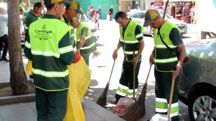 Çankaya’da temizlik çalışmaları sürüyor