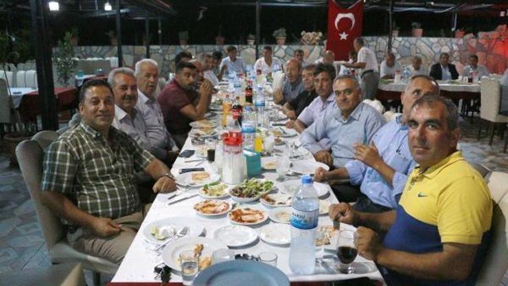 Muhtarlar kaynaşma yemeğinde buluştu