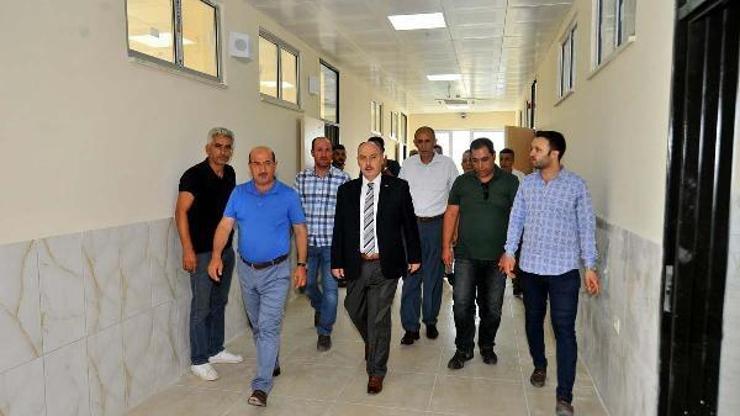 Vali Coşkun, okul inşaatlarını denetledi