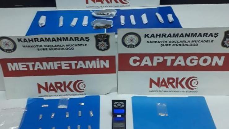 Kahramanmaraşta uyuşturucuya 3 gözaltı