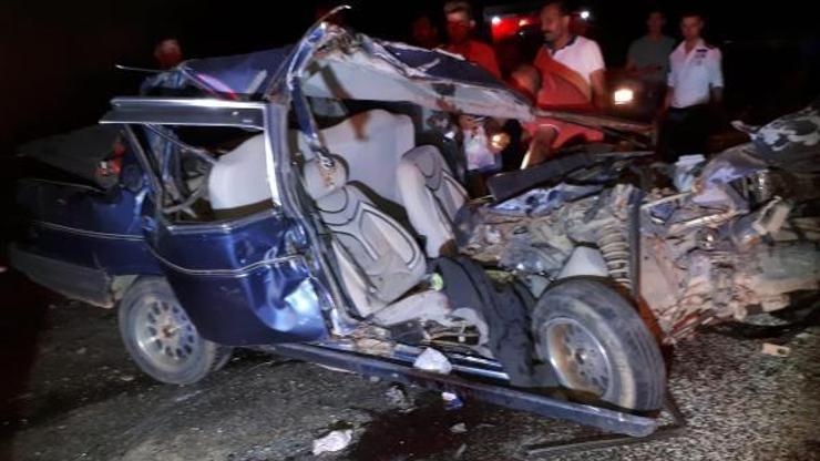 TIR ile çarpışan otomobilin sürücüsü yaralandı
