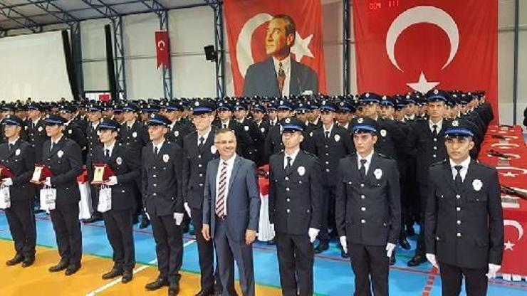 Rizede 551 polis adayı mezun oldu