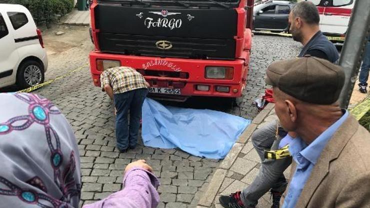 Hafriyat kamyonunun çarptığı kadın, hayatını kaybetti