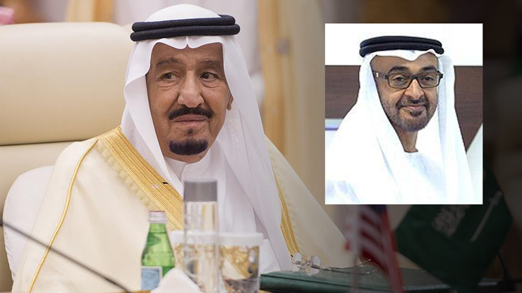Suudi Arabistan Kralı ile BAE Veliaht Prensi, Yemeni görüştü