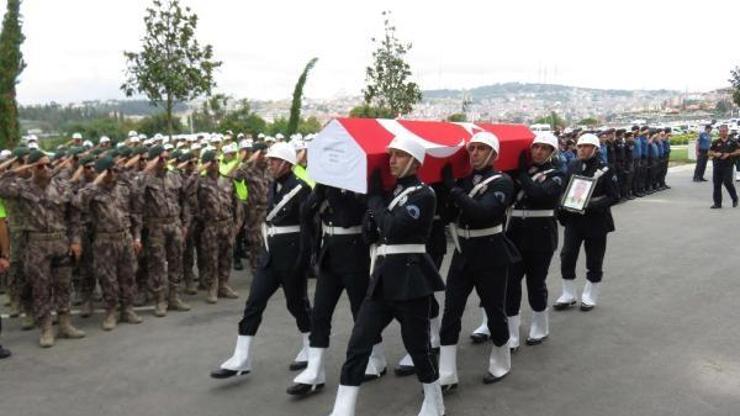 Şehit Polis Ali Ulaş için cenaze töreni düzenlendi