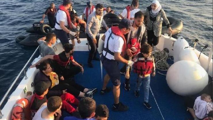 Karaburun açıklarında 47 kaçak göçmen yakalandı