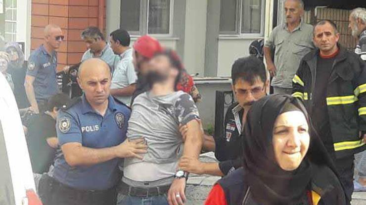 İntihar etmek için çıktığı çatıda heyecandan bayıldı