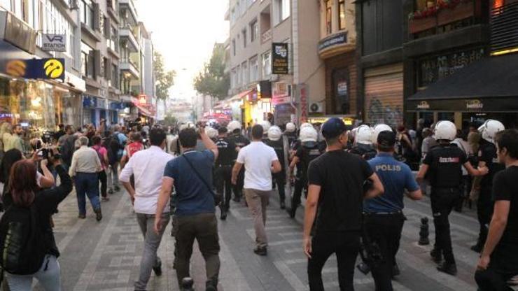 Kadıköyde eylem gerginliği