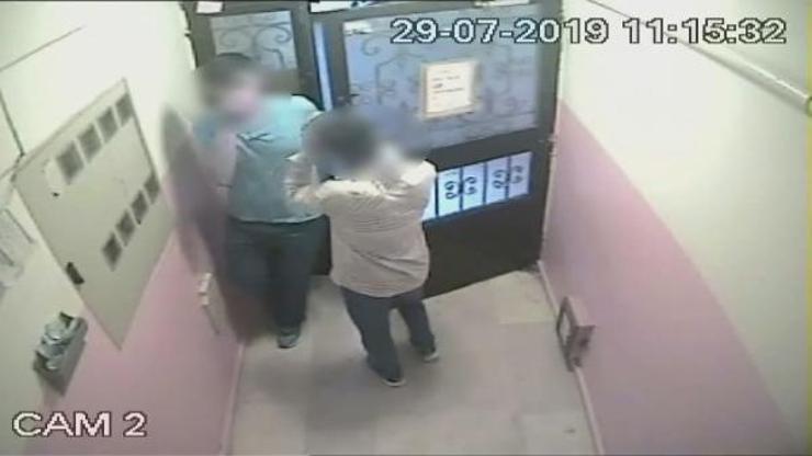 Gaziosmanpaşada eve giren hırsızlar kamerada
