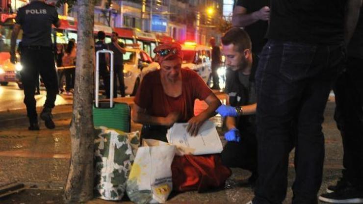Bursa Valiliği karşısında unutulan valiz ve çantalar endişe yarattı