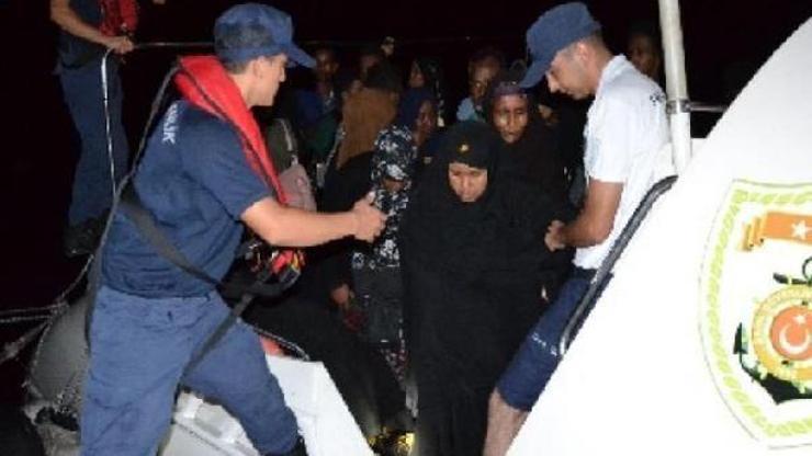 Karaburunda 39 kaçak göçmen yakalandı