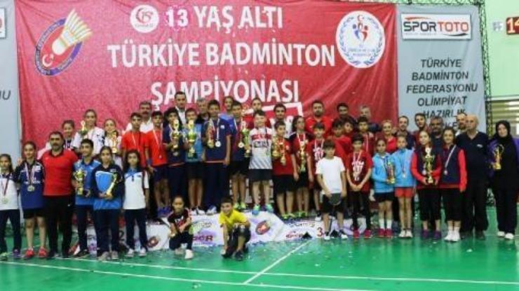 Badmintonda 13 Yaş Altı Türkiye Şampiyonası sona erdi