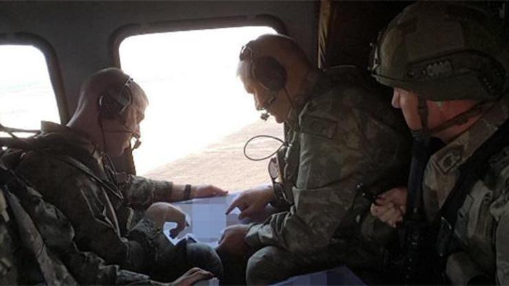Türk-ABD’li komutanlardan ikinci ortak helikopter uçuşu
