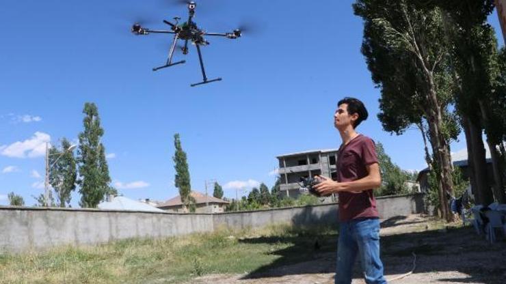 Yüksekovalı genç, drone tasarladı