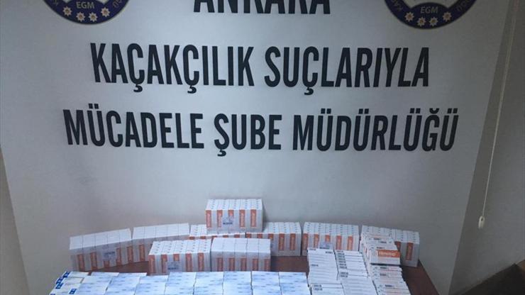 Ankarada kaçak ilaç operasyonu