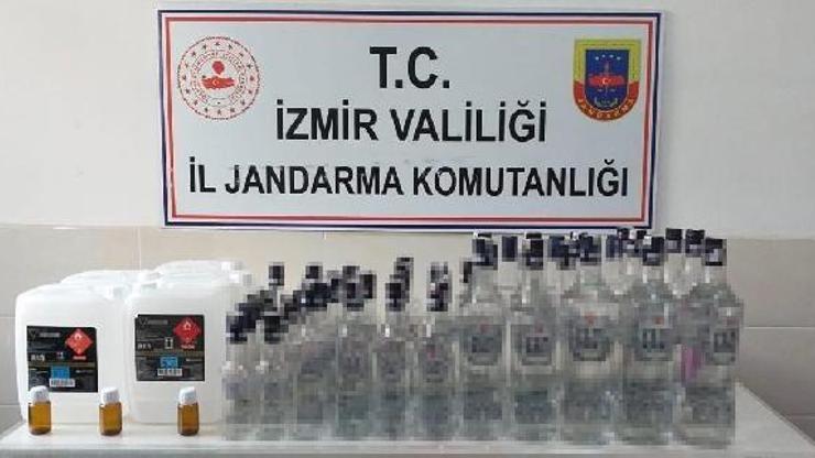 Sahte rakıya 1 gözaltı