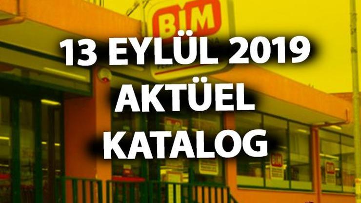 Bugün mağazalarda İşte 13 Eylül BİM aktüel indirimli ürünler kataloğu