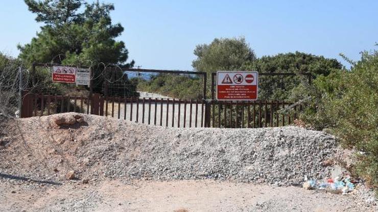 Plaj, sit alanında olduğu için kapatıldı, habersiz olanlar kapıdan döndü