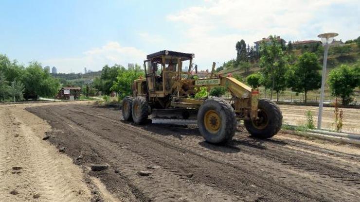 Çankayada 2 bin 80 metrelik yeni yol açıldı
