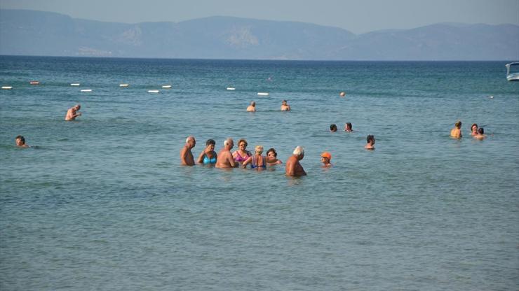 Sarımsaklı Plajı turistlere kaldı