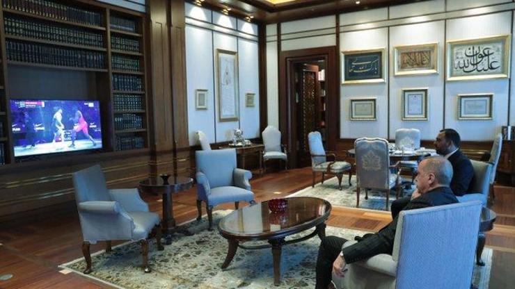 Cumhurbaşkanı Erdoğan, altın madalya kazanan Kayaalpi tebrik etti