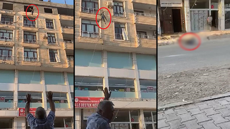 Vatandaşların çabaları işe yaramadı Genç kız 6. kattan atladı