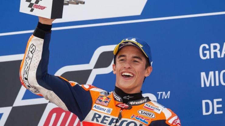 Aragonda kazanan Marc Marquez