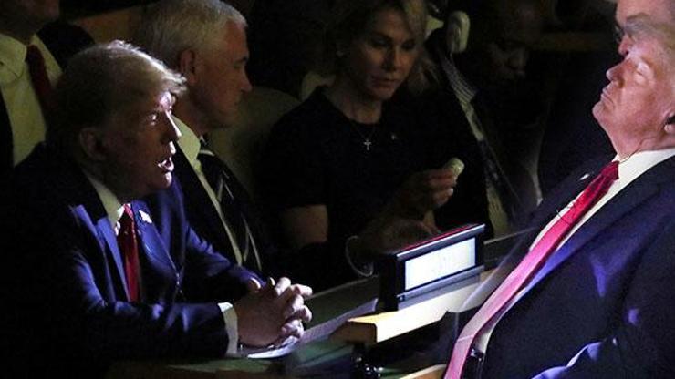 Sürpriz ziyaret Tüm gözler Trumpın üzerindeydi
