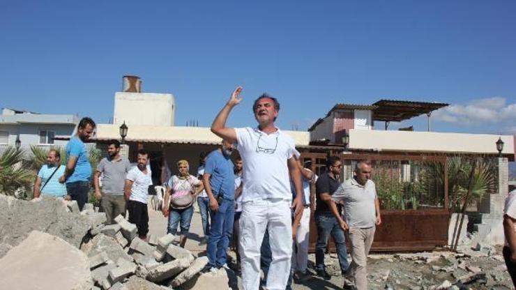 Samandağda yıkım gerginliği sürüyor