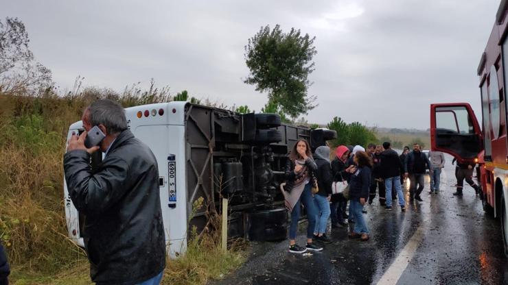 Tekirdağda faciadan dönüldü: 8 yaralı