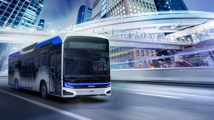 Otokar elektrikli otobüsünü görücüye çıkarıyor