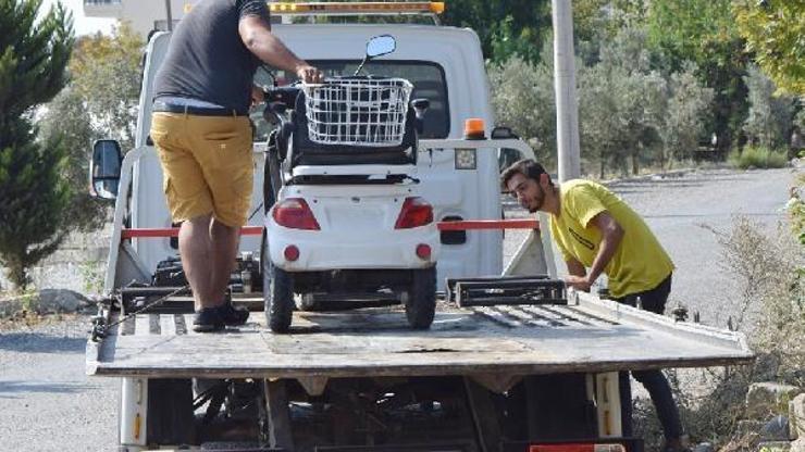 Elektirikli bisiklet kazası: 2 yaralı