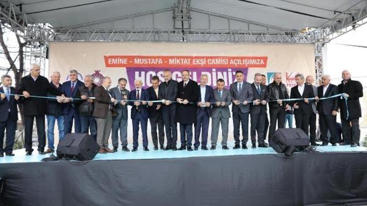 Emine, Mustafa, Miktat Ekşi Camii ibadete açıldı