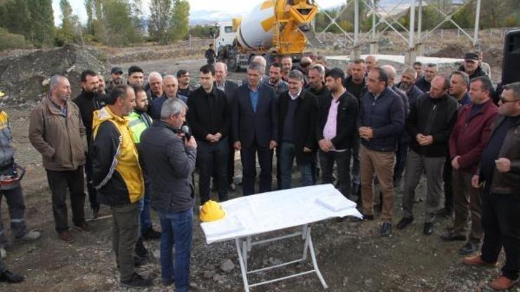 Suşehrinde mezbahane temeli atıldı
