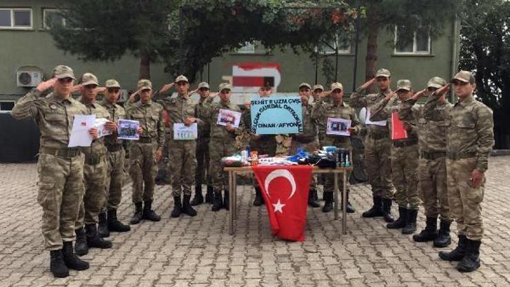 Mehmetçikten fotoğraflı teşekkür