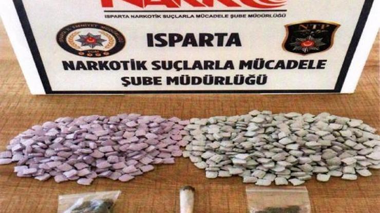 Ispartada uyuşturucu operasyonları