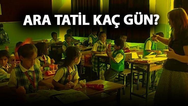Kasım ara tatili ne zaman İşte MEB ara tatil tarihleri…