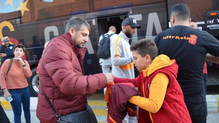 Galatasaray kafilesi Gaziantepe geldi