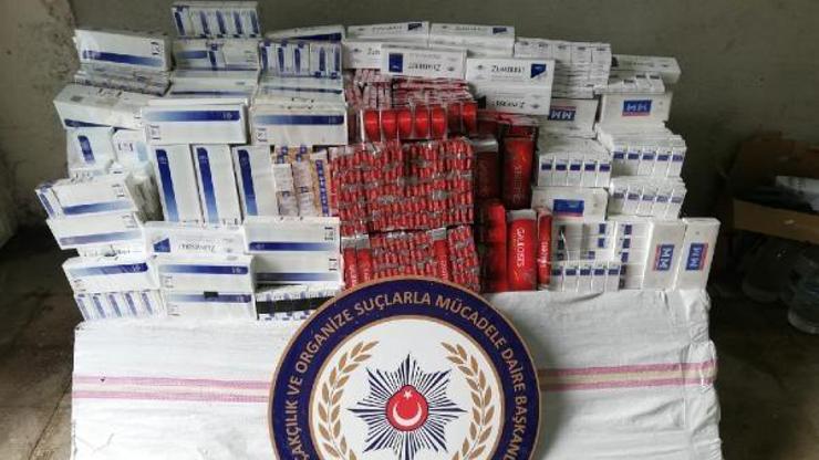 TIRın dorsesinde 3 bin 500 kaçak karton sigara ele geçirildi