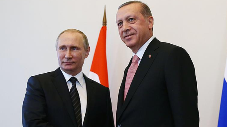 Cumhurbaşkanı Erdoğan, Putin ile görüştü