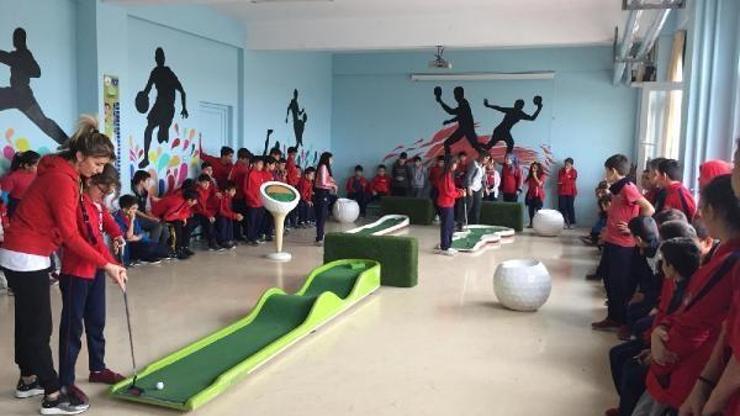 Mini Golf okullara taşındı