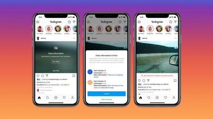 Instagram sahte haberlerin peşine düşecek
