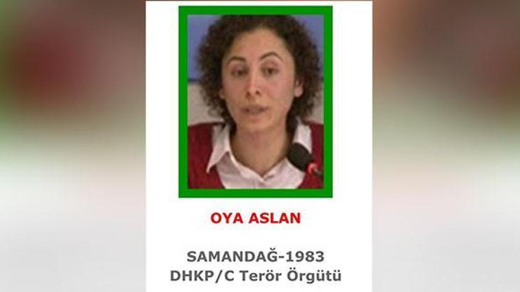Terörist Oya Aslan yakalandı