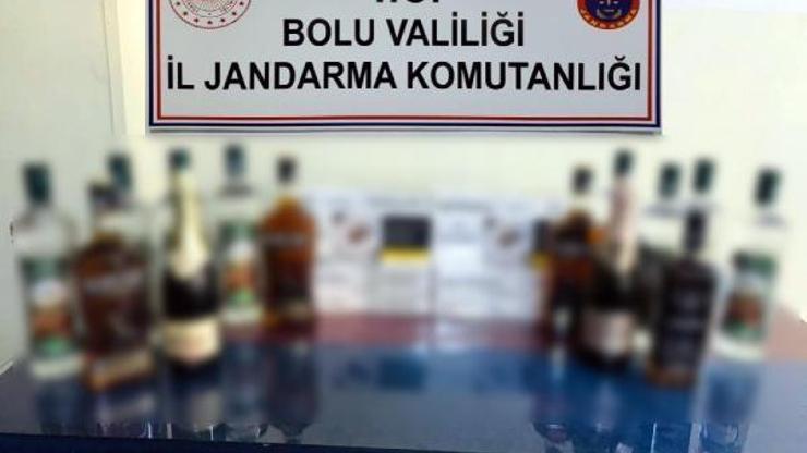 Jandarmadan kaçak sigara ve alkol operasyonu