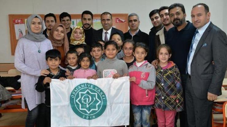 Osmaniye Vakfından okul ziyaretleri