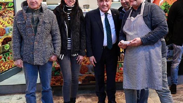 Başkan Böcekten esnafa ziyaret