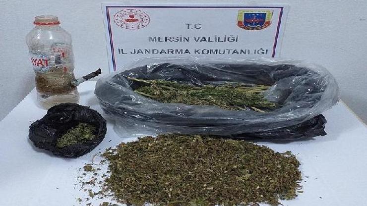 Mersinde 514 gram esrar ele geçirildi
